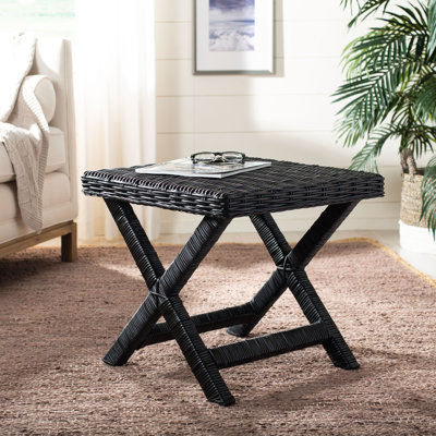 Willow Solid Wood Accent Stool by Highland Dunes