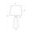 Twyla Resin Table Lamp