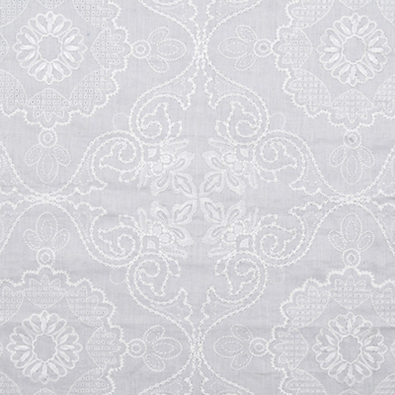 Whimsy Garden Linen Blend Fabric, Soft Gray