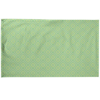 Serviette de thé carrée en treillis