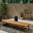 Outdoor Chaise With Wood And Adjustable Seating Lounge Slat Construction-1817091939