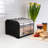 Kenmore 4 Slice Stainless Steel Toaster with Dual Controls, Extra Wide Slots and Bagel & Defrost-66582889