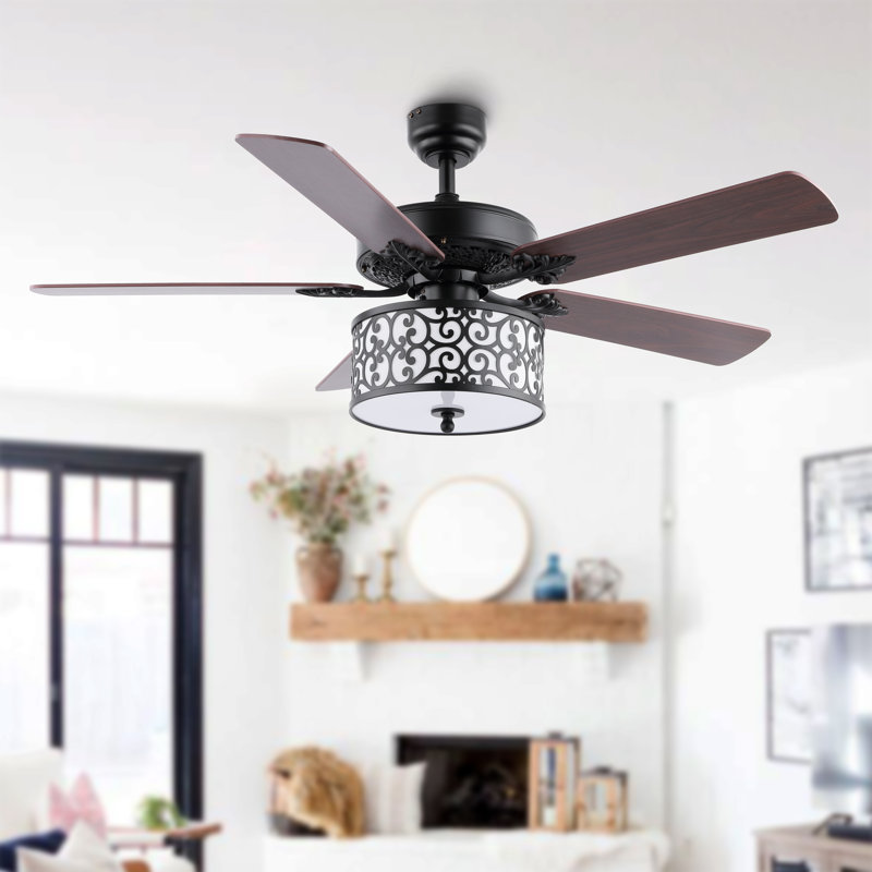 Amoz 52'' Ceiling Fan with Light Kit
