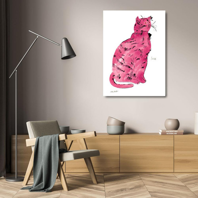Untitled (Pink Sam), c. 1954, 24" H x 17" W