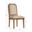Hildemar Linen Solid Wood Side Chair-313146394-391525448