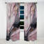 Haylee - Rideau en marbre abstrait - Rideau en marbre occultant en velours - 1 panneau-1790927954