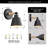 Modern Macaron Wall Sconces Set Of Two Indoor Wall Light Iron Art Lampshade Light Fixture Adjustable Angle Bedside Wall Lamp For Living Room Bathroom Corridor Entrance Study Bedroom-1644505735