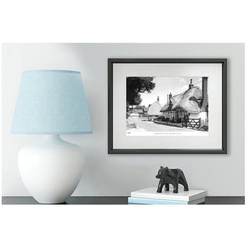 Clanfield, The Village C1955 by Francis Frith - Single Picture Frame Print, 28cm H x 36cm W x 2.3cm D