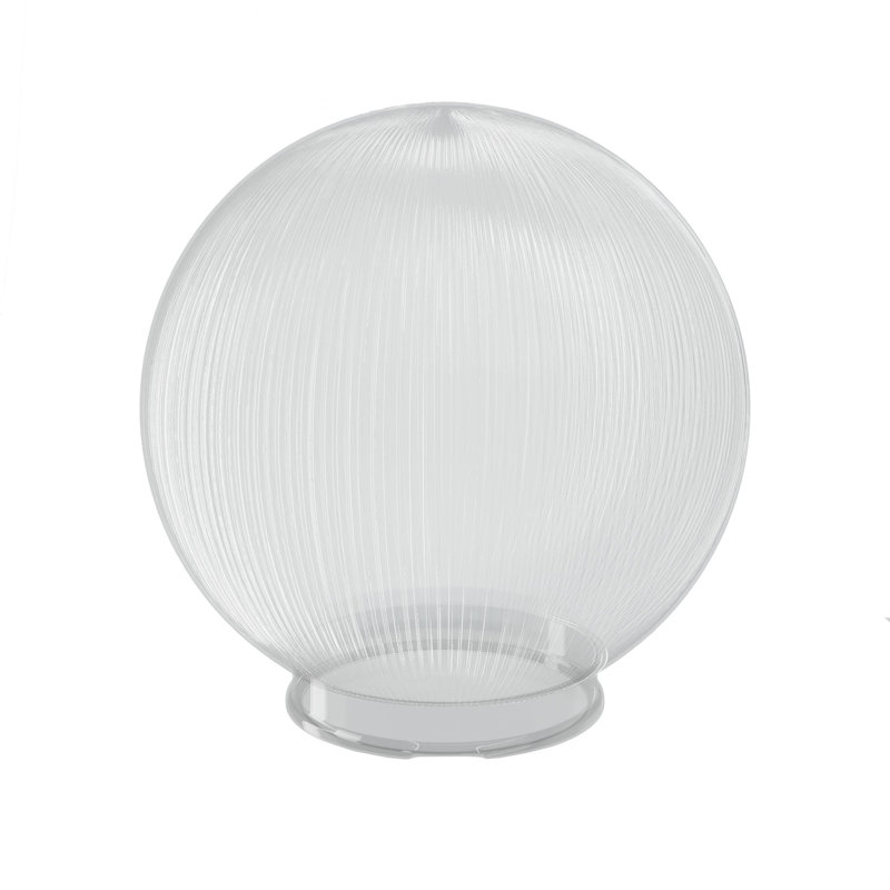 Solus 12" Prismatic Acrylic Globe with Twist Lock Neck - No Fixture Included