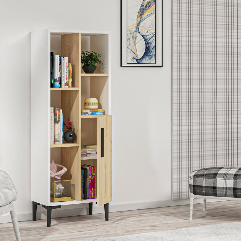 Ambrine Display Cabinet, White Sapphire Oak