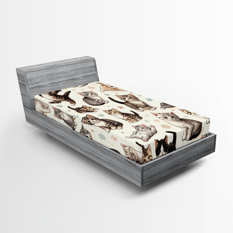 Microfiber Fitted Sheet, Twin