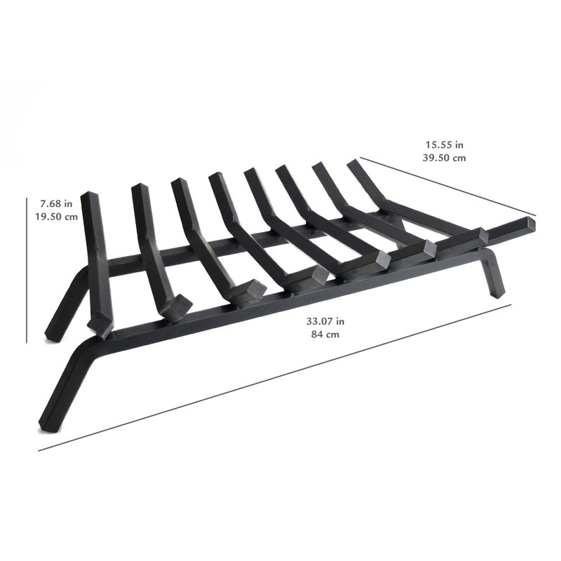 Datto Steel Fireplace Grate, 33"