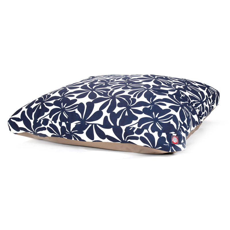 Coussin Caban, Grand (l 36 po x P 44 po x H 5 po) ;, Bleu marine