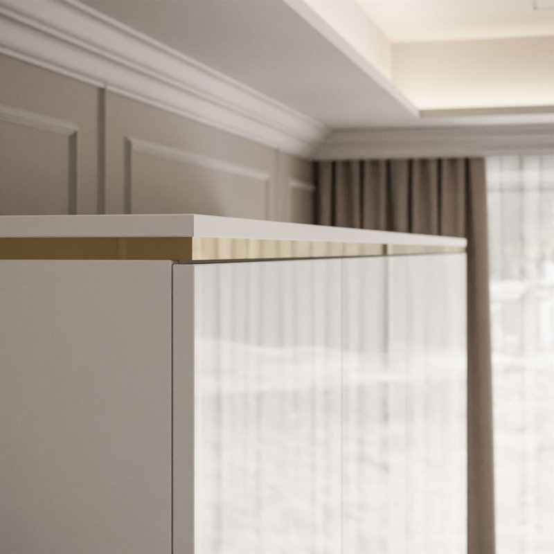 4 Door Manufactured Wood Wardrobe