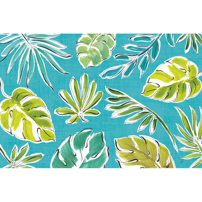 Tropical Oasis IX by Daphne Brissonnet - Wrapped Canvas Painting, 30cm H x 46cm W x 3.8cm D