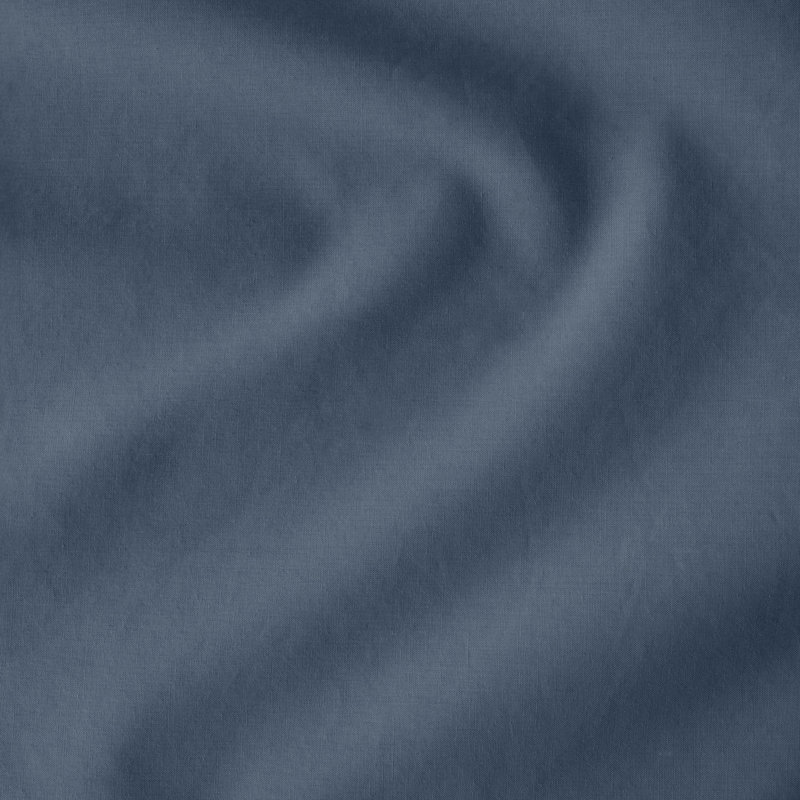 260 Thread Count Organic Cotton Percale Fitted Sheet, Twin XL Fitted Sheet, Bering Sea