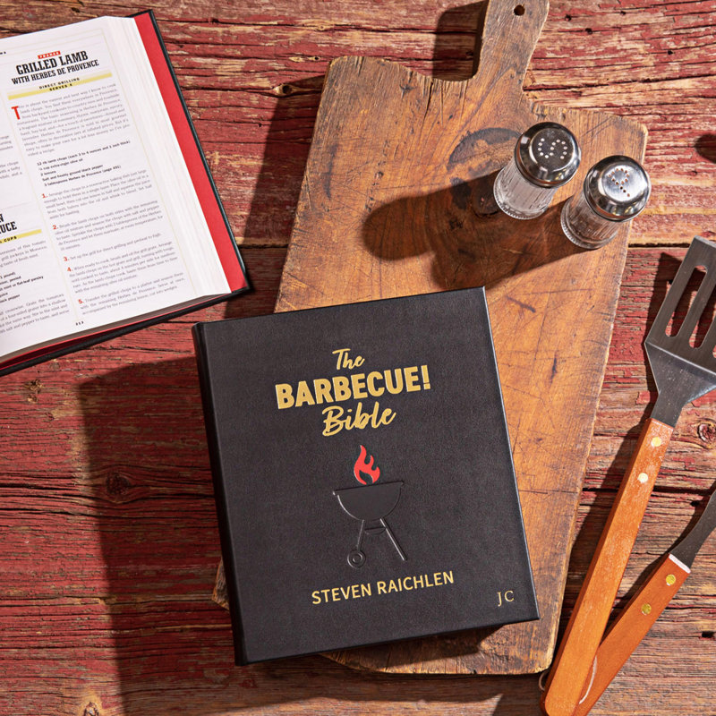 The Barbecue Bible Leather Bound Book