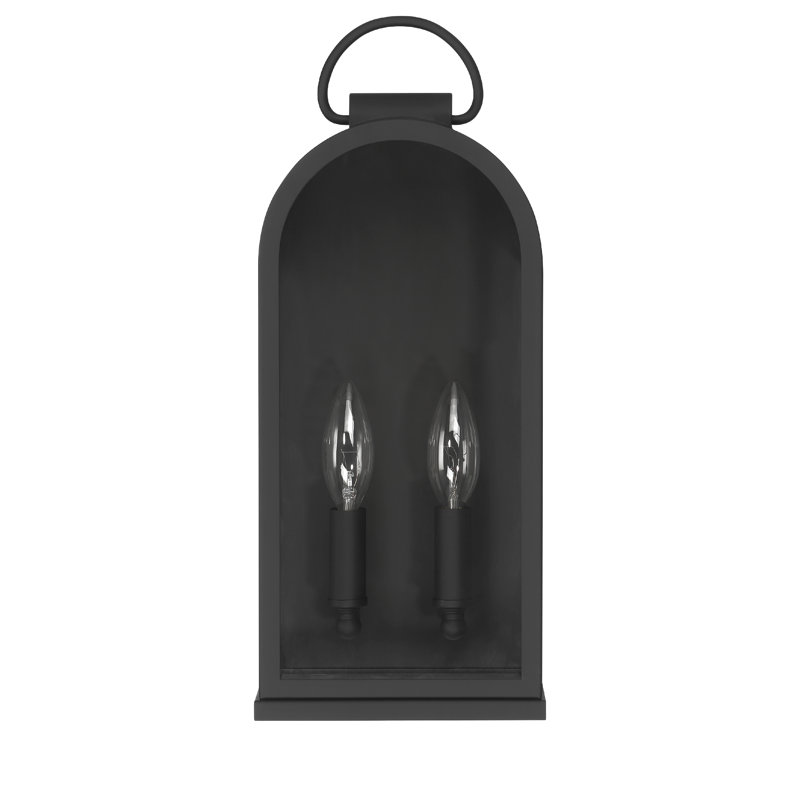 Hunter Kendra Bell Outdoor WeatherMax 2 Light Large 16 Inch Wall Light