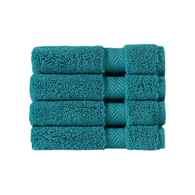 Essuie-mains en coton Nicholas Turkish, Vert sarcelle