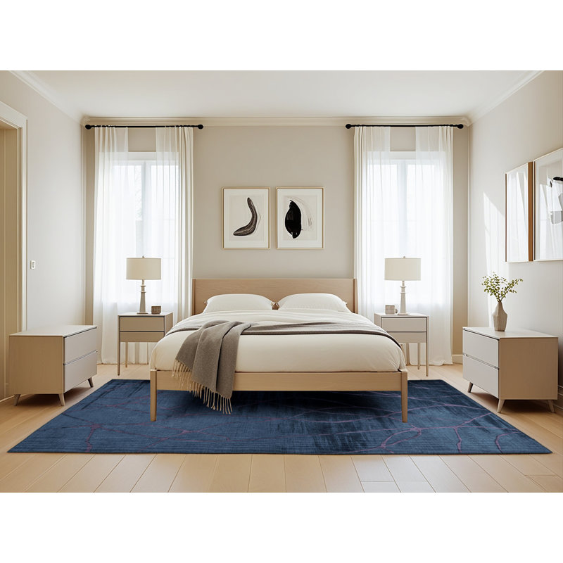 Machine Washable Abstract Gray Area Rug, Rectangle 5' x 8'