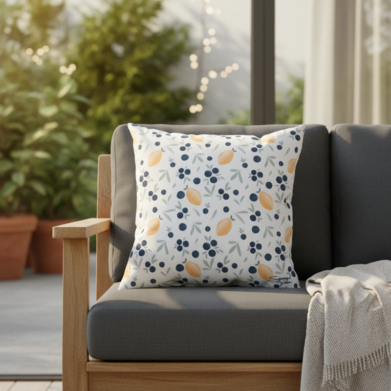 Coussin Mums 18 po x 18 po