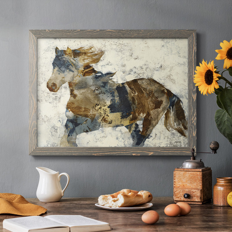 Gallop, reproduction d'art sur toile, Gris, H 22 po x l 32 po x P 1,5 po