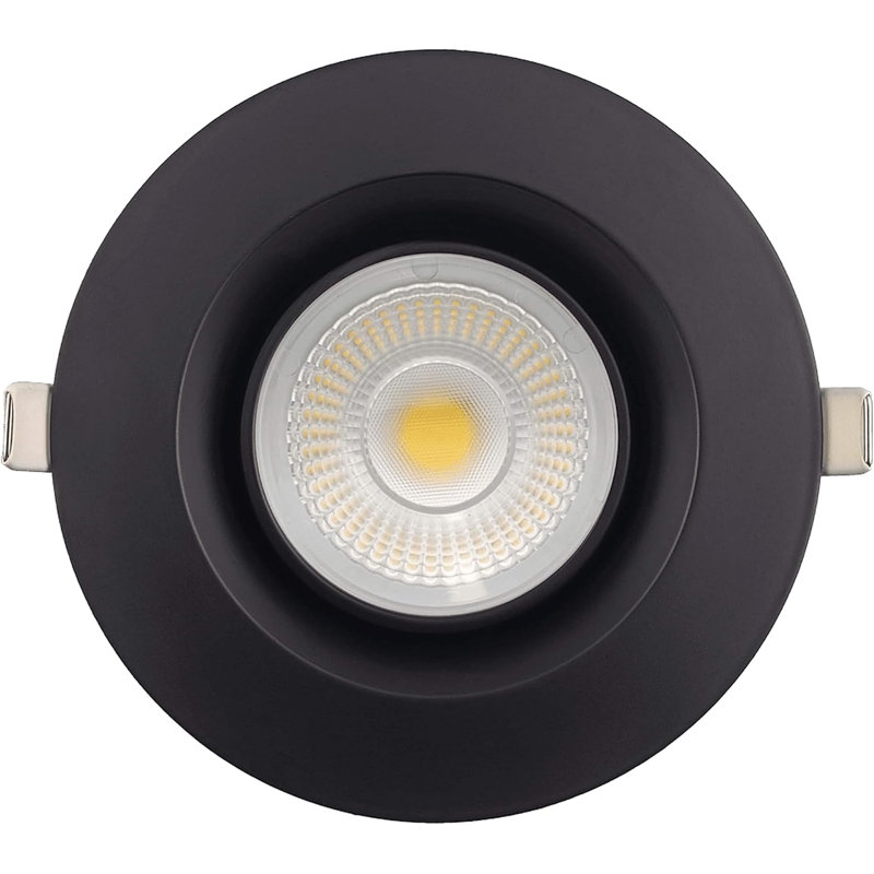 Ensemble d'éclairage encastré standard 4 po à température de couleur réglable de 20 watts à intensité variable et à intensité variable