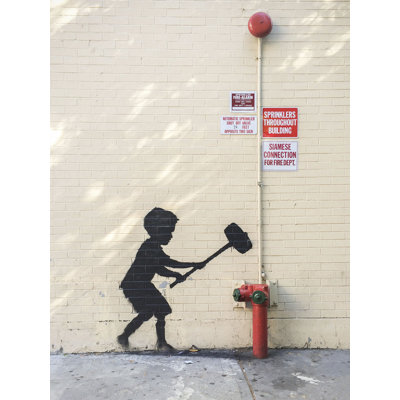 " Hammer Boy " by Banksy