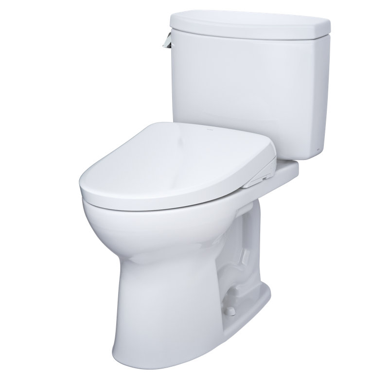 Drake® II 1.28 GPF Elongated Floor Mounted 100.9 lbs Weight Two-Piece Toilet (Seat Included)