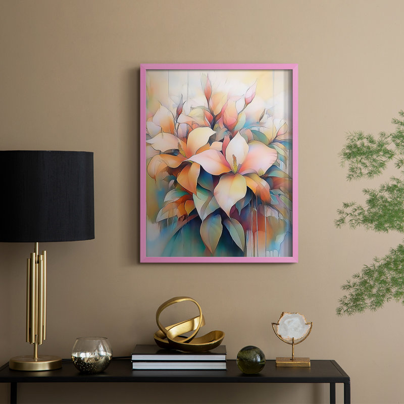 NAUTICAL Series XCIX, reproduction encadrée - bois massif, H 30 po x l 24 po, Rose