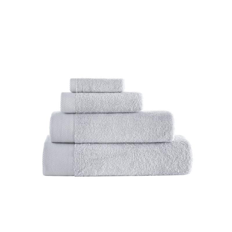 Essuie-mains 2 pièces Brooks Brothers, Argent