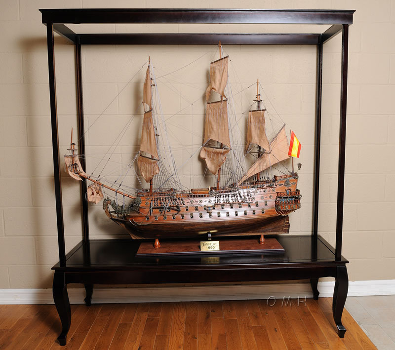 75'' H x 65'' W Solid Wood Display Cases