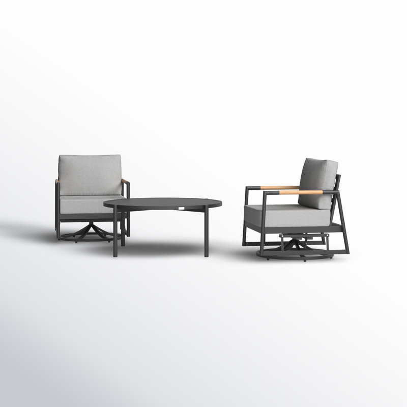 Ardys 2 - Person Patio Conversation Sets with Cushions
