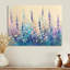 Fleurs mauves et bleues en fleurs - Art mural fleurs sauvages-1922214768-1922214782