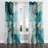 Analah - Fractals Grommet Curtain - Velvet Room Darkening - 1 Panel-1358444934-1358172565