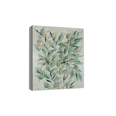 Nature Inspired "Verdant Sprig" Canvas Wall Art By 