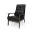 Chaise d'appoint rembourrée Mid-Century