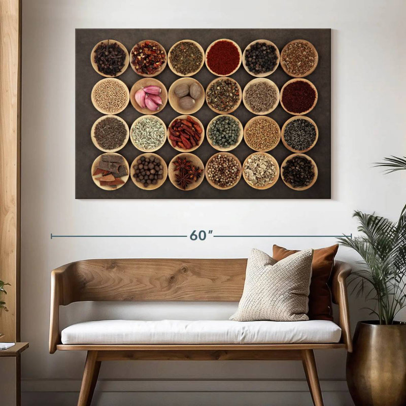 Yarlin Middle Eastern Spices, 34" H x 51" W