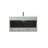 36'' Single Bathroom Vanity with Engineered Marble Top-163933695