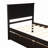 Platform Storage Bed, 2 Drawers With Wheels, Frame-689694884