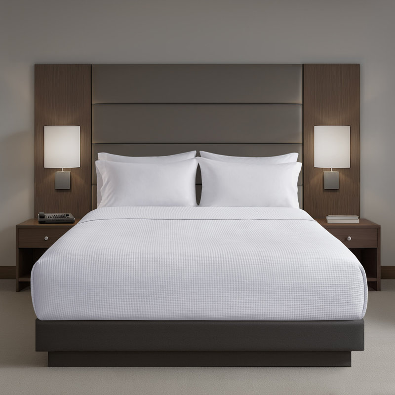 Matelasse White Antimicrobial Luxury Full/Queen Coverlet, Full Coverlet/Bedspread