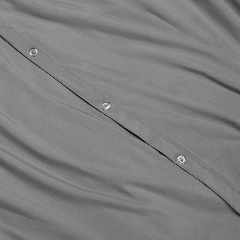 Modern & Contemporary Duvet Cover, Charcoal Gray, Extra-long Twin Duvet Cover + 2 Additional Pieces