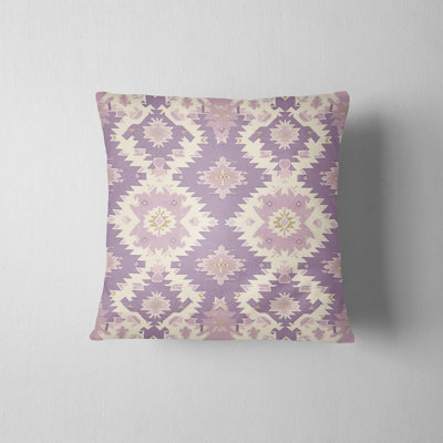Eastern Elegance Geometric Reversible Pillow Cover