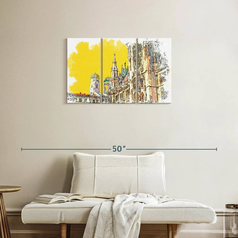 Munich Lilie, 20" H x 33" W