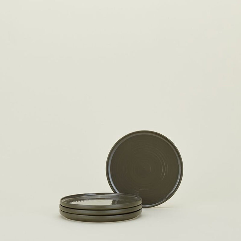 Essential Dinnerware Stoneware Salad/Dessert Plate, Olive