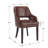 Hebah 19.5'' H Faux Leather Upholstered Armchair-1074900770