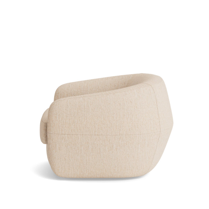 Elaine Swivel Chair, Performance Weave - Tan