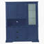Armoire décorative autoportante, garde-manger avec tiroirs et tablettes réglables-1998600680