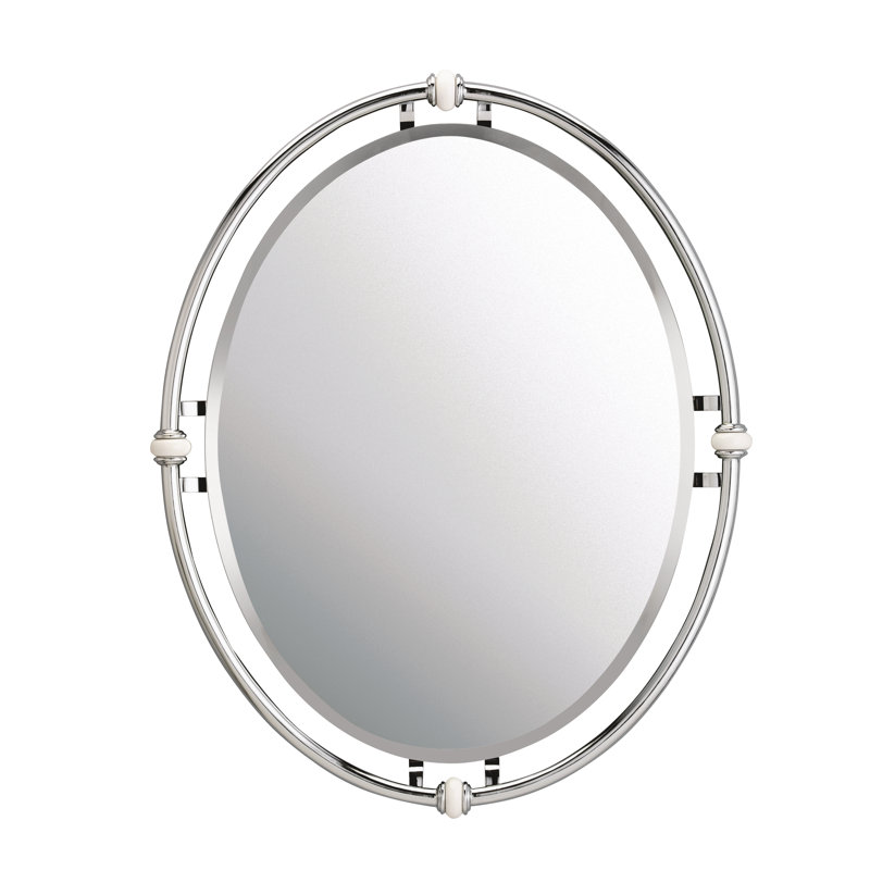 Reisterstown Metal Oval Mirror