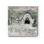 «Merry And Bright Barn», reproduction d'art sur toile tendue-300066978